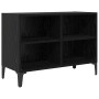 Gabinete de TV Negro 69.5 x 30 x 50 cm Madera contrachapada