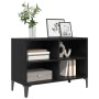 Gabinete de TV Negro 69.5 x 30 x 50 cm Madera contrachapada