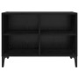 Gabinete de TV Negro 69.5 x 30 x 50 cm Madera contrachapada