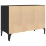 Gabinete de TV Negro 69.5 x 30 x 50 cm Madera contrachapada
