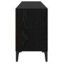 Gabinete de TV Negro 69.5 x 30 x 50 cm Madera contrachapada