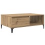 Mesa de Café Roble artisan 90 x 60 x 35 cm Madera contrachapada