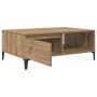 Mesa de Café Roble artisan 90 x 60 x 35 cm Madera contrachapada