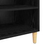 Vitrina Roble negro 57 x 35 x 89.5 cm Madera contrachapada