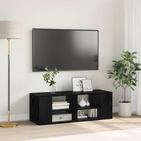 Mueble para TV Montado en la Pared Roble negro 102 x 35 x 35 cm en Muebles TV | Comprar online en Foro24