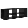 Mueble para TV Montado en la Pared Roble negro 102 x 35 x 35 cm