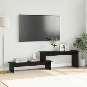 Conjunto de mueble de TV Roble Negro 180 x 30 x 43 cm en Muebles TV | Comprar online en Foro24