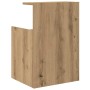 Armario de Noche 2 pcs Roble artisan 40 x 35 x 60 cm
