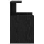 Armario de Noche 2 pcs Roble negro 40 x 35 x 60 cm