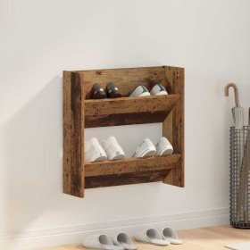 Armario Zapatero con estante Madera vieja 60 x 18 x 60 cm en Zapateros y organizadores de calzado | Comprar online en Foro24