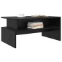 Mesa de Café Roble negro 90 x 55 x 42.5 cm Madera contrachapada