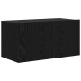 Gabinete de TV Negro 60 x 30 x 30 cm Madera contrachapada