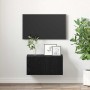 Gabinete de TV Negro 60 x 30 x 30 cm Madera contrachapada