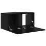 Gabinete de TV Negro 60 x 30 x 30 cm Madera contrachapada