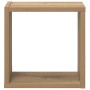 Estantes de pared 2 pcs Roble artisan 26 x 15 x 26 cm