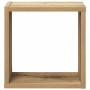 Estantes de pared 4 pcs Roble artesanal 26 x 15 x 26 cm