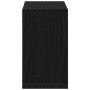 Estantes de pared con estante 4 pcs Roble negro 26 x 15 x 26 cm