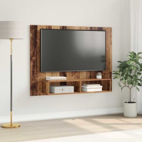 Mueble de TV de Pared Madera vieja 120 x 23.5 x 90 cm