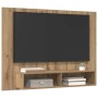 Mueble de TV de Pared Roble artisan 120 x 23.5 x 90 cm