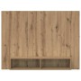 Mueble de TV de Pared Roble artisan 120 x 23.5 x 90 cm
