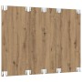 Mueble de TV de Pared Roble artisan 120 x 23.5 x 90 cm