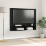 Mueble de TV de Pared Roble negro 120 x 23.5 x 90 cm