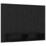 Mueble de TV de Pared Roble negro 120 x 23.5 x 90 cm
