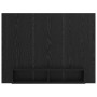Mueble de TV de Pared Roble negro 120 x 23.5 x 90 cm