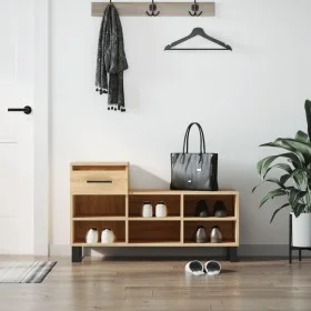 Sonoma oak plywood shoe rack cabinet 102x36x60 cm by vidaXL, Shoe racks and shoe organizers - Ref: Foro24-831375, Price: 66,3...