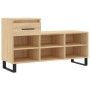 Sonoma oak plywood shoe rack cabinet 102x36x60 cm by vidaXL, Shoe racks and shoe organizers - Ref: Foro24-831375, Price: 67,2...