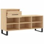 Sonoma oak plywood shoe rack cabinet 102x36x60 cm by vidaXL, Shoe racks and shoe organizers - Ref: Foro24-831375, Price: 67,2...