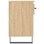 Mueble zapatero madera contrachapada roble Sonoma 102x36x60 cm de vidaXL, Zapateros y organizadores de calzado - Ref: Foro24-...