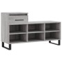 Sonoma gray plywood shoe cabinet 102x36x60 cm by vidaXL, Shoe racks and shoe organizers - Ref: Foro24-831378, Price: 68,66 €,...
