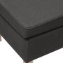 Hocker mit Holzbeinen, gepolstert mit dunkelgrauem Stoff von vidaXL, Klapphocker und Stühle - Ref: Foro24-329426, Preis: 78,2...