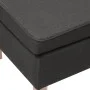 Hocker mit Holzbeinen, gepolstert mit dunkelgrauem Stoff von vidaXL, Klapphocker und Stühle - Ref: Foro24-329426, Preis: 76,6...