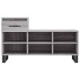 Sonoma gray plywood shoe cabinet 102x36x60 cm by vidaXL, Shoe racks and shoe organizers - Ref: Foro24-831378, Price: 68,66 €,...