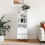 Aparador alto madera contrachapada blanco 40x36x110 cm de vidaXL, Aparadores - Ref: Foro24-831508, Precio: 64,30 €, Descuento: %
