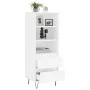 Aparador alto madera contrachapada blanco 40x36x110 cm de vidaXL, Aparadores - Ref: Foro24-831508, Precio: 63,60 €, Descuento: %