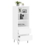 Hohes weißes Sperrholz-Sideboard 40x36x110 cm von vidaXL, Sideboards - Ref: Foro24-831508, Preis: 64,38 €, Rabatt: %