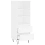 Tall white plywood sideboard 40x36x110 cm by vidaXL, Sideboards - Ref: Foro24-831508, Price: 63,60 €, Discount: %