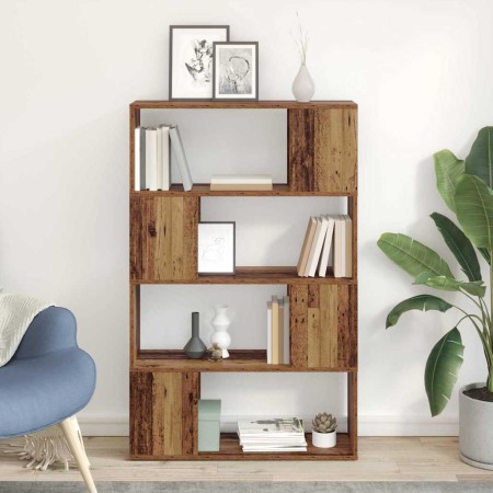 Centro de entretenimiento Marrón 80 x 24 x 124 cm