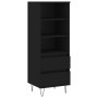 Aparador alto madera contrachapada negro 40x36x110 cm de vidaXL, Aparadores - Ref: Foro24-831509, Precio: 72,82 €, Descuento: %