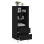 Aparador alto madera contrachapada negro 40x36x110 cm de vidaXL, Aparadores - Ref: Foro24-831509, Precio: 72,82 €, Descuento: %