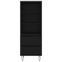 Aparador alto madera contrachapada negro 40x36x110 cm de vidaXL, Aparadores - Ref: Foro24-831509, Precio: 72,82 €, Descuento: %
