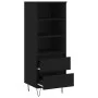 Aparador alto madera contrachapada negro 40x36x110 cm de vidaXL, Aparadores - Ref: Foro24-831509, Precio: 69,85 €, Descuento: %
