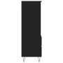 Aparador alto madera contrachapada negro 40x36x110 cm de vidaXL, Aparadores - Ref: Foro24-831509, Precio: 69,85 €, Descuento: %