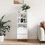 Hochglänzendes Sideboard aus weißem Sperrholz, 40 x 36 x 110 cm von vidaXL, Sideboards - Ref: Foro24-831510, Preis: 67,32 €, ...
