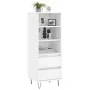 Hochglänzendes Sideboard aus weißem Sperrholz, 40 x 36 x 110 cm von vidaXL, Sideboards - Ref: Foro24-831510, Preis: 67,32 €, ...