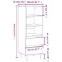 Hochglänzendes Sideboard aus weißem Sperrholz, 40 x 36 x 110 cm von vidaXL, Sideboards - Ref: Foro24-831510, Preis: 67,32 €, ...