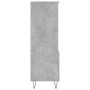 Aparador alto madera contrachapada gris hormigón 40x36x110 cm de vidaXL, Aparadores - Ref: Foro24-831512, Precio: 64,30 €, De...